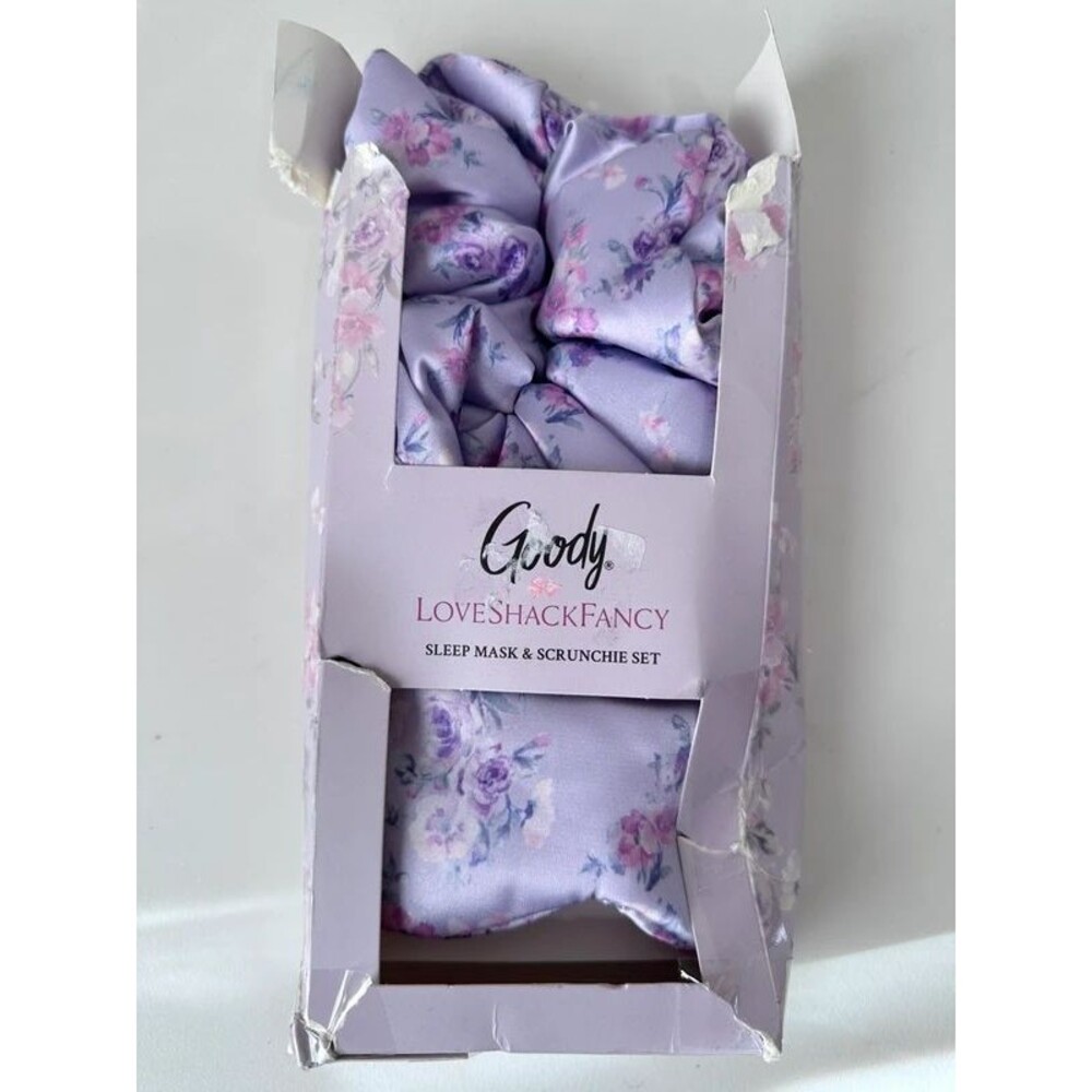 LoveShackFancy Sleep Mask and Hair Scrunchi